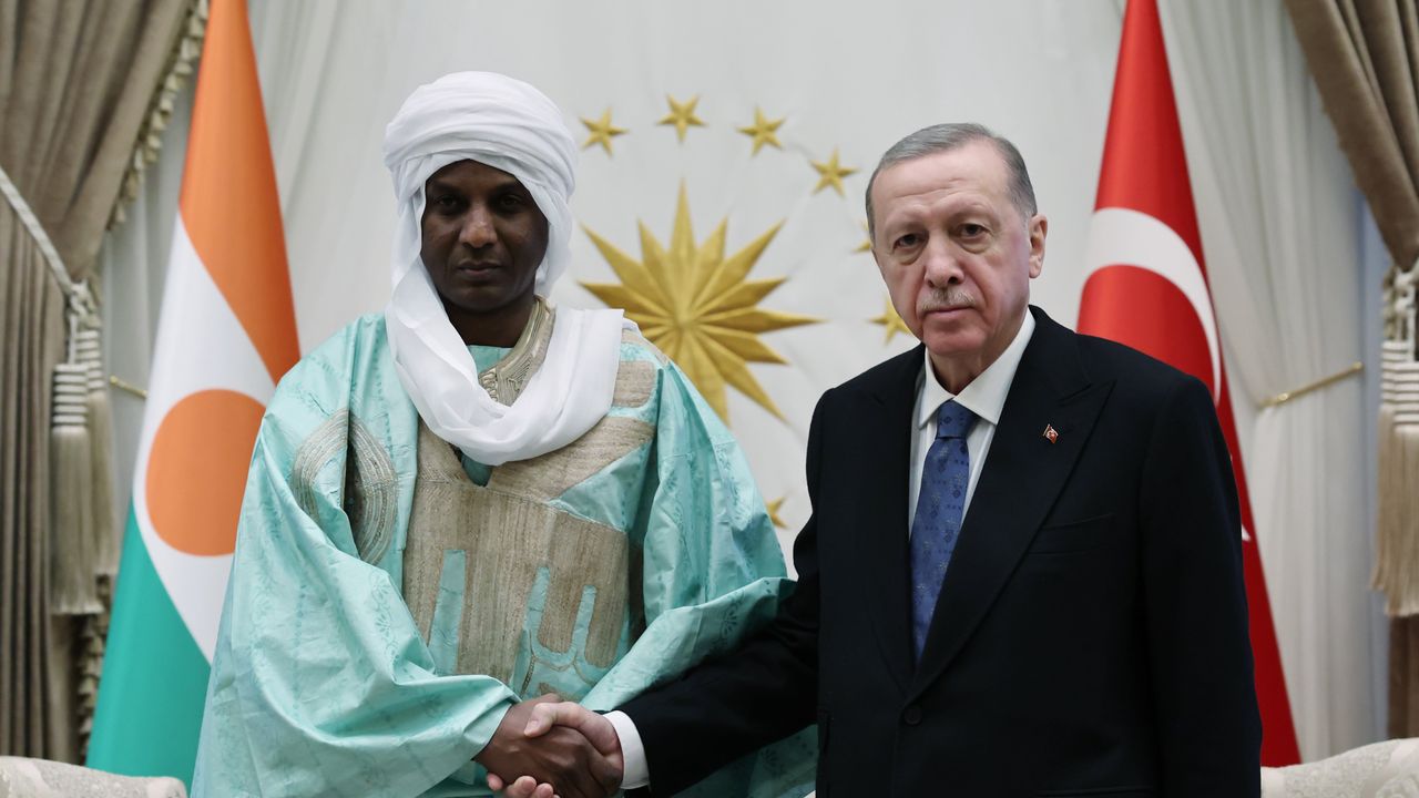 Erdoğan, Nijer Başbakanı Zeine'yi kabul etti