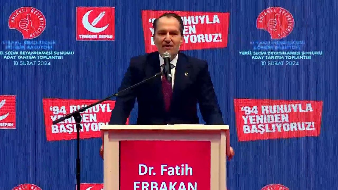Erbakan, Yeniden Refah'ın adaylarını açıkladı