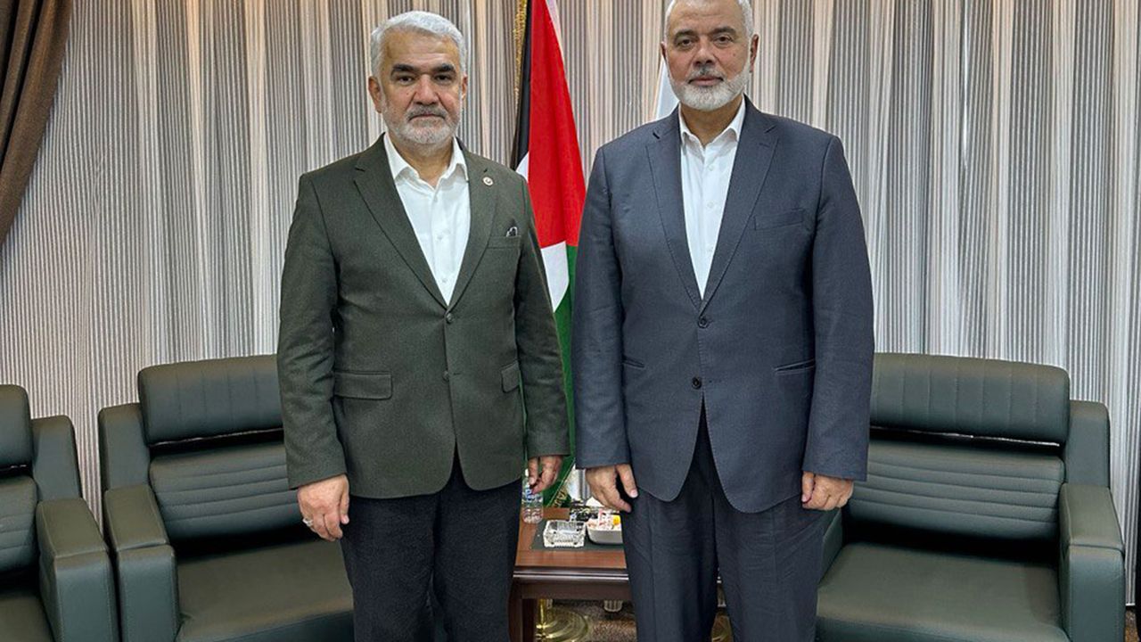 HÜDA PAR Genel Başkanı ile Hamas lideri görüştü