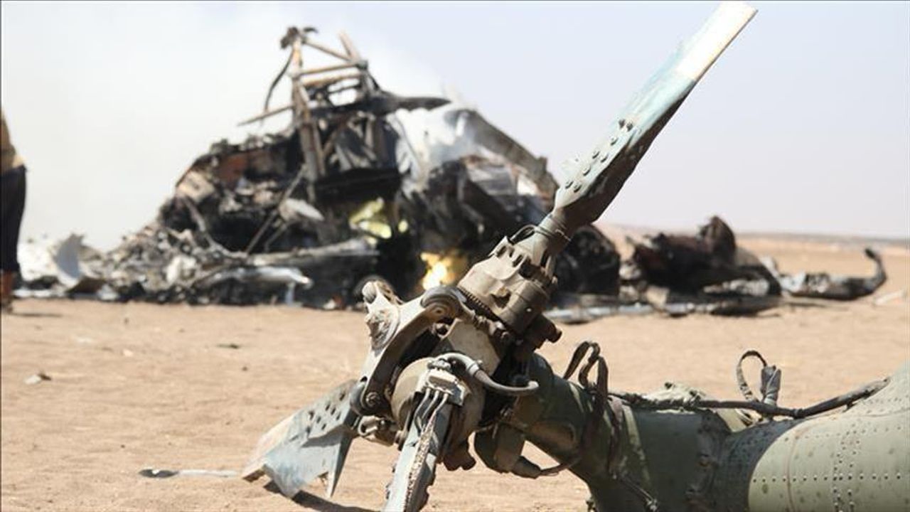 Askeri helikopter düştü: 5 asker hayatını kaybetti