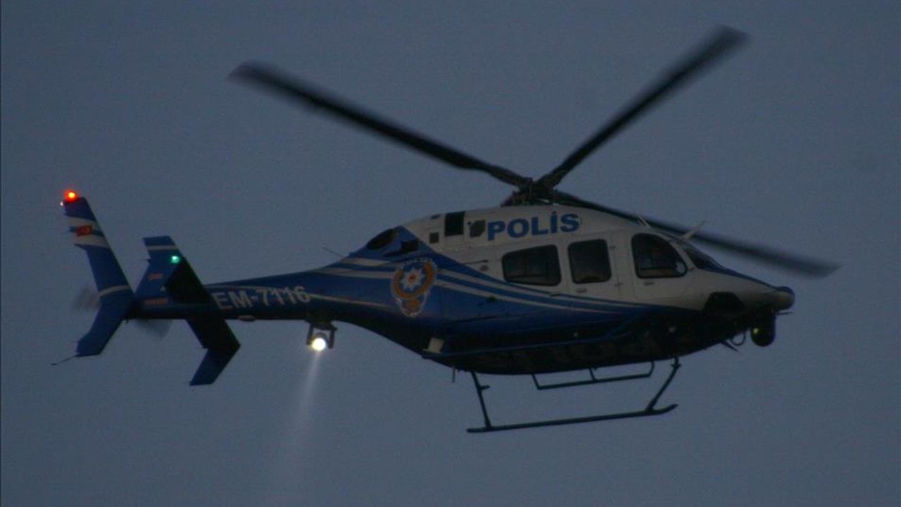 Polis helikopterine lazer tutmuştu: Cezası belli oldu