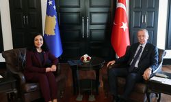 Erdoğan, Kosovalı mevkidaşı Osmani ile görüştü