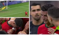 Penaltıyı kaçıran Ronaldo ağladı