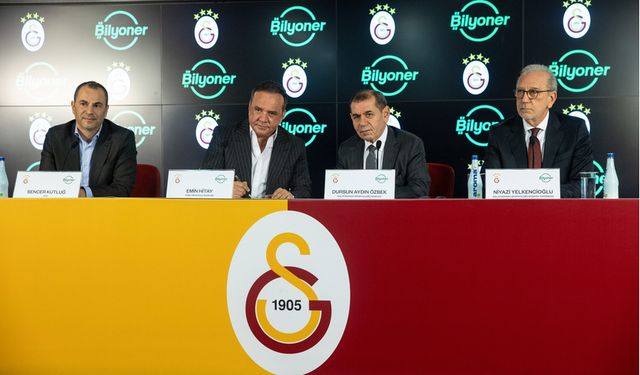 Galatasaray'ın yeni sponsoru Bilyoner oldu