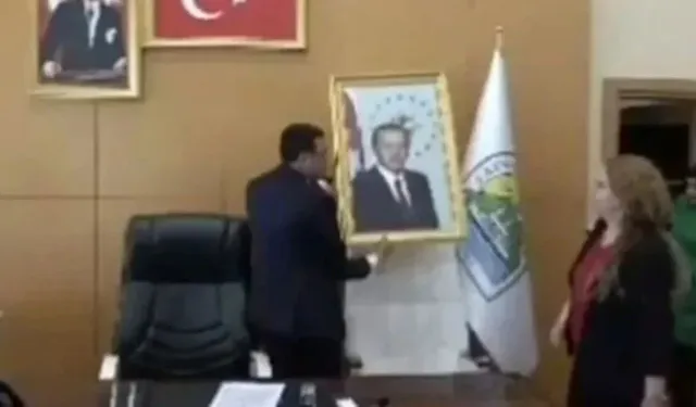 Erdoğan'ın resmini indiren DEM Parti Belediye Başkanı'na soruşturma
