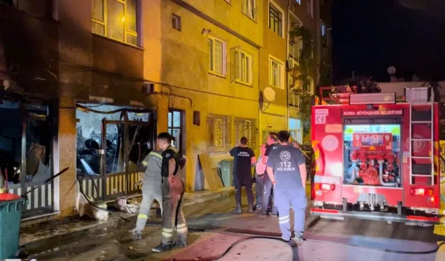 Bursa'da alevli gece: Vatandaşlar korku dolu anlar yaşadı