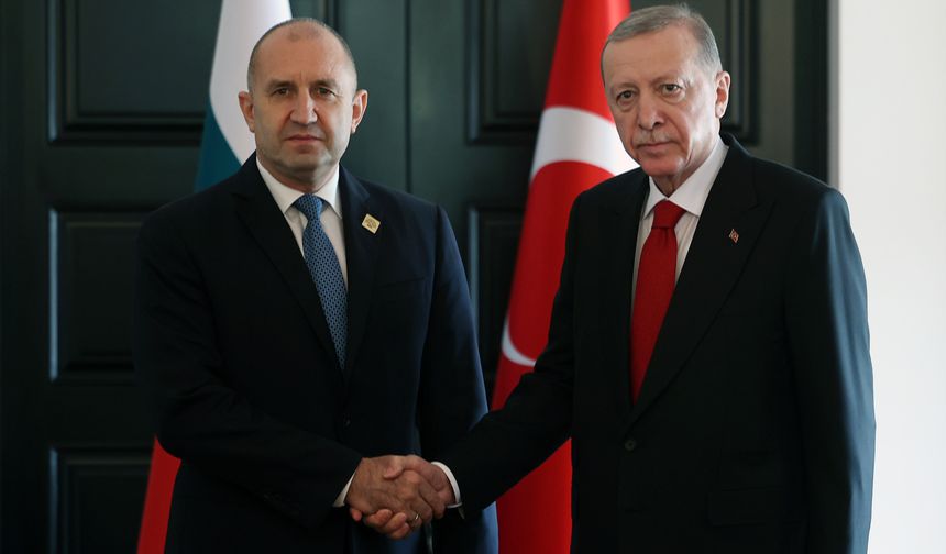 Erdoğan, Bulgar mevkidaşı Radev'le bir araya geldi