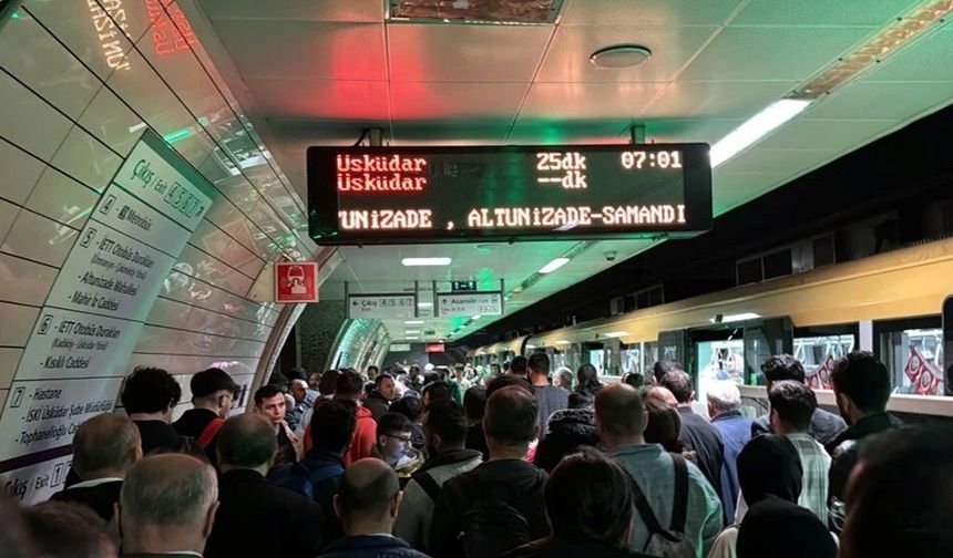 Üsküdar-Samandıra Metro Hattı normale döndü